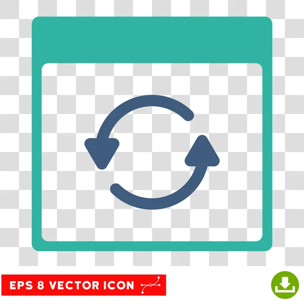 Update kalender pagina Eps Vector Icon — Stockvector