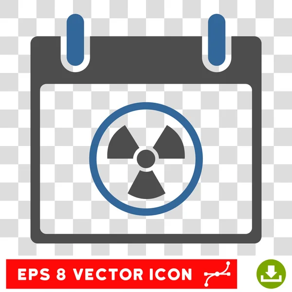 Atomkalender Tag eps Vektorsymbol — Stockvektor