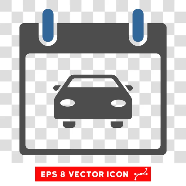 Calendário do carro Dia Eps Vector Ícone — Vetor de Stock