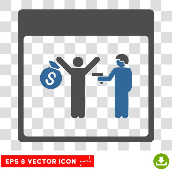 Página do Calendário de Detenção Eps Vector Icon — Vetor de Stock