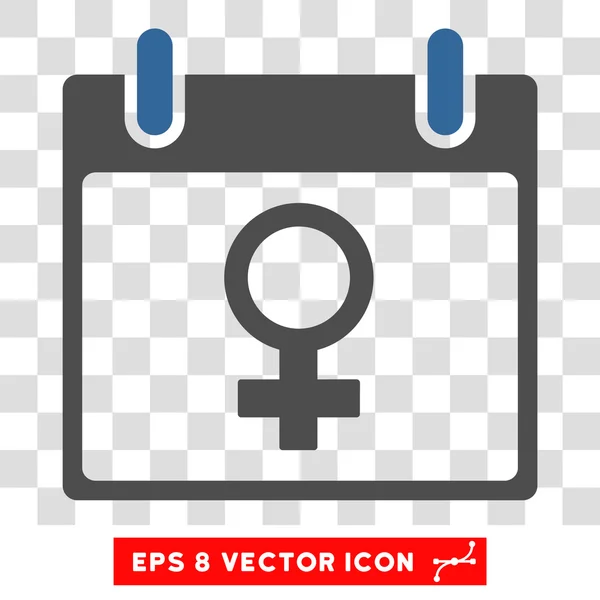 Venus weibliches Symbol Kalendertag eps Vektor Symbol — Stockvektor