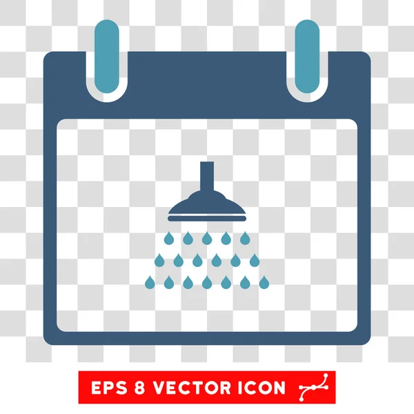 Dusche Kalender Tag eps Vektor-Symbol — Stockvektor