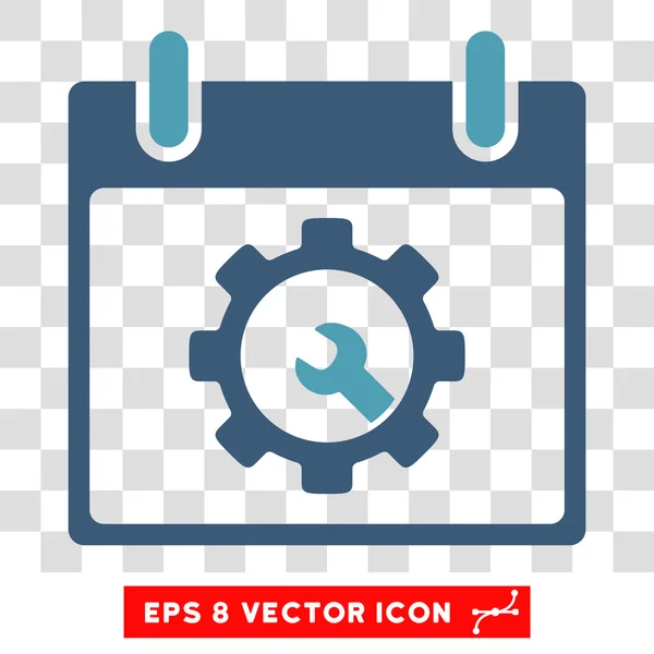 Optionen Werkzeuge Kalender Tag eps Vektor-Symbol — Stockvektor