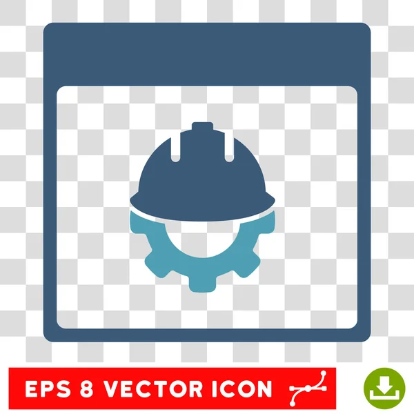 Desarrollo Calendario Página Eps Vector Icono — Vector de stock