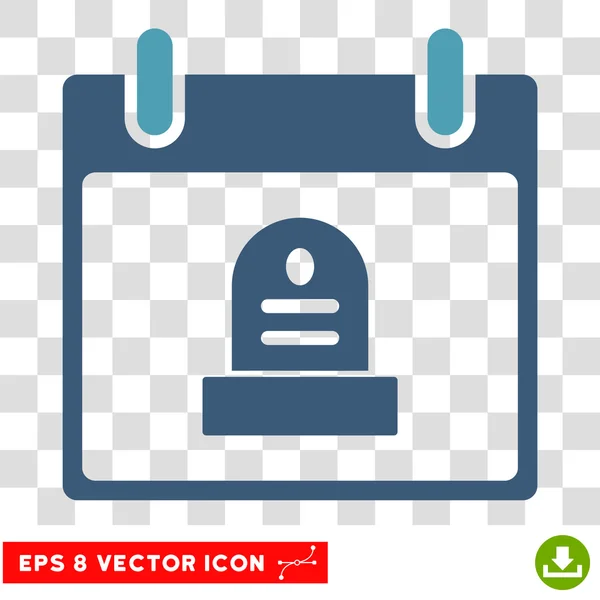 RIP monument kalenderdag EPS vector pictogram — Stockvector