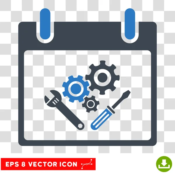 Instrumento Ferramentas Calendário Dia Eps Vector Ícone — Vetor de Stock