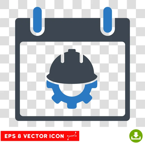 Desarrollo Calendario Día Eps Vector Icono — Vector de stock
