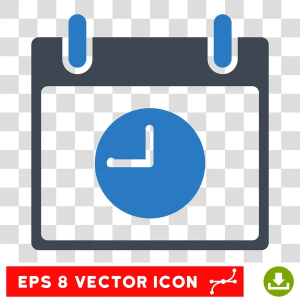 Uhr Kalendertag eps Vektor-Symbol — Stockvektor