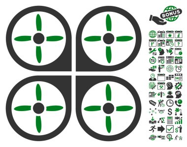 Bonus ile helikopter simgesi