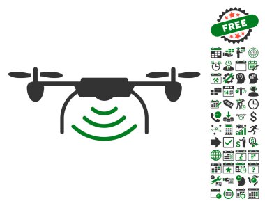 Bonus ile radyo verici Airdrone simgesi
