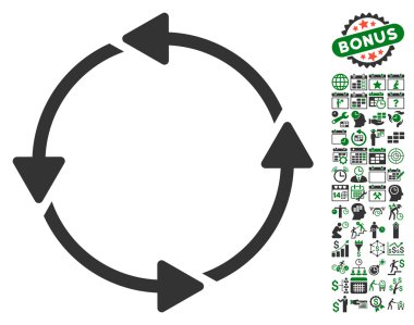 Bonus döndürme Ccw simgesi