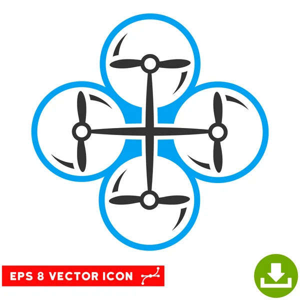 Drohne Schrauben Vektor eps Symbol — Stockvektor
