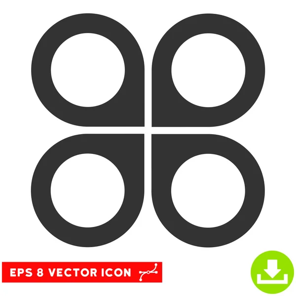 Векторная икона воздушных дронов — стоковый вектор