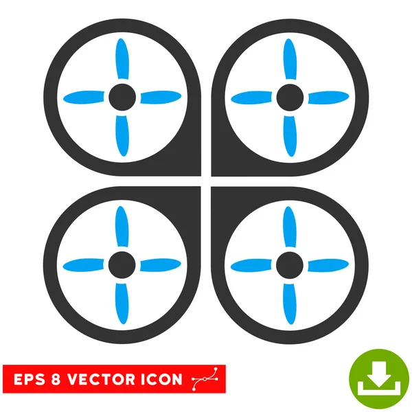 Copter-Vektor eps-Symbol — Stockvektor