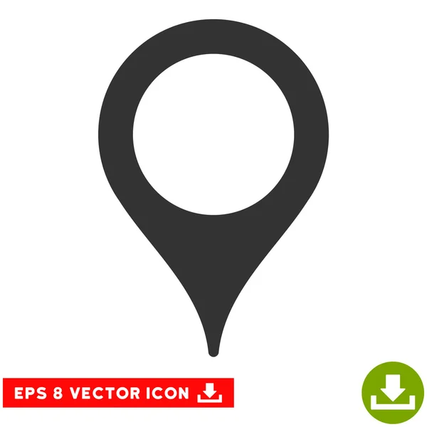 Carte géographique Pointeur vectoriel Eps Icon — Image vectorielle