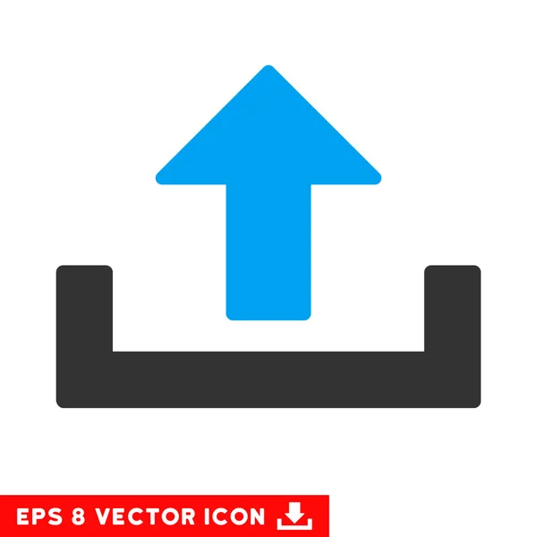 Subir Vector Eps icono — Vector de stock