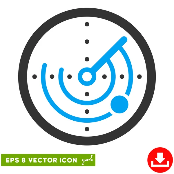 Vetor de radar Eps Icon — Vetor de Stock