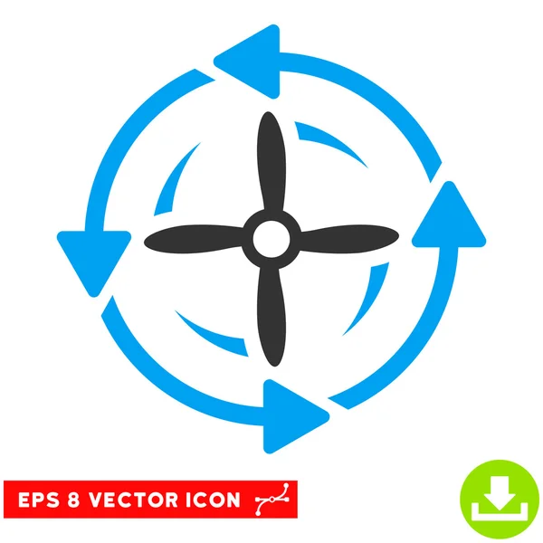 Screw Rotation Vector Eps Icon — Stock Vector