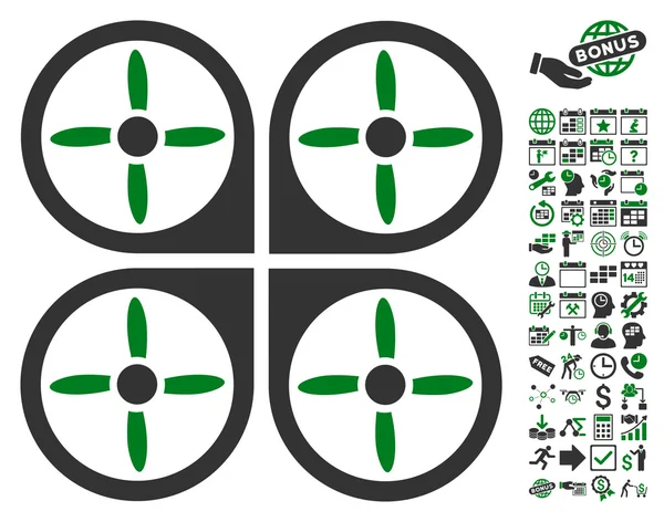 Bonus ile helikopter simgesi