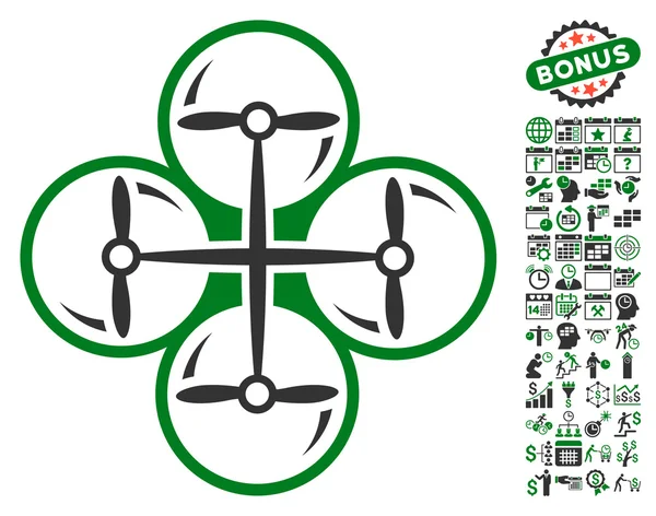 Bonus ile dron vida simgesi