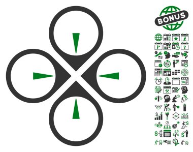 Bonus simgesiyle drone fly