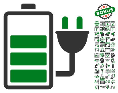 Bonus ile şarj pil simgesi