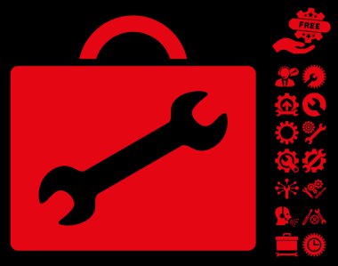 Tools Bonus ile Onarım Ekipmanları Durumda Vektör Simgesi