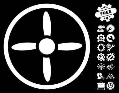 Araçlar bonus ile Drone Vida Vektör Simgesi