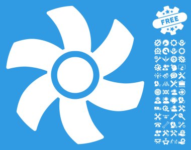 Araçlar Bonus ile Rotor Vektör Simgesi