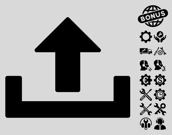 上传矢量图标与工具奖金 — 图库矢量图片