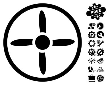 Araçlar bonus ile Drone Vida Vektör Simgesi