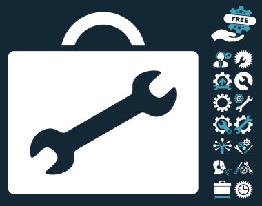 Tools Bonus ile Onarım Ekipmanları Durumda Vektör Simgesi