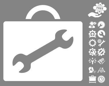 Tools Bonus ile Onarım Ekipmanları Durumda Vektör Simgesi