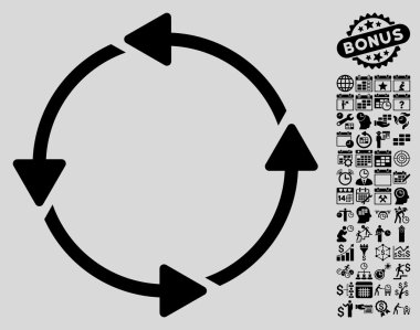 Bonus döndürme Ccw simgesi
