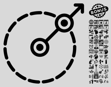 Bonus ile yuvarlak alan çıkış simgesi