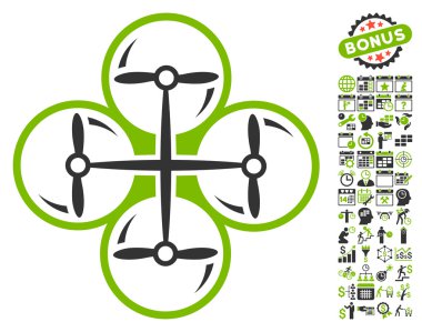 Bonus ile dron vida simgesi