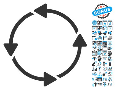 Bonus döndürme Ccw simgesi