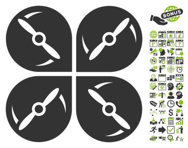 Bonus ile Airdrone vidayı döndürme simgesi