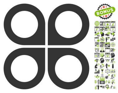 Bonus ile hava dron simgesi