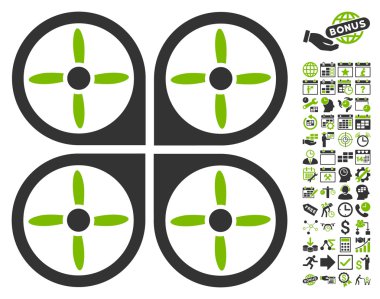 Bonus ile helikopter simgesi