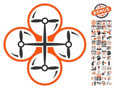 Bonus ile dron vida simgesi