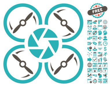 Bonus ile çekim dron simgesi