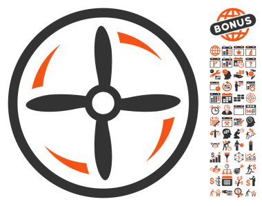 Drone vida döndürme simgesi Bonus ile