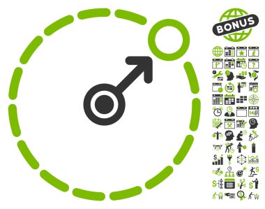 Yuvarlak alan sınır simgesini Bonus ile