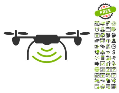 Bonus ile radyo verici Airdrone simgesi