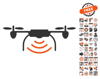 Bonus ile radyo verici Airdrone simgesi