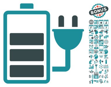 Bonus ile şarj pil simgesi