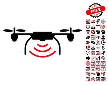 Bonus ile radyo verici Airdrone simgesi