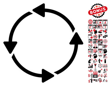 Bonus döndürme Ccw simgesi