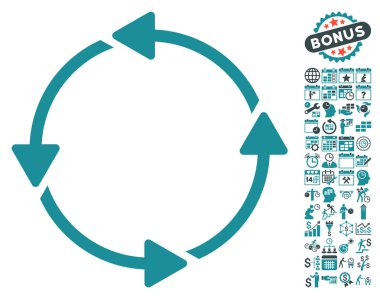 Bonus döndürme Ccw simgesi